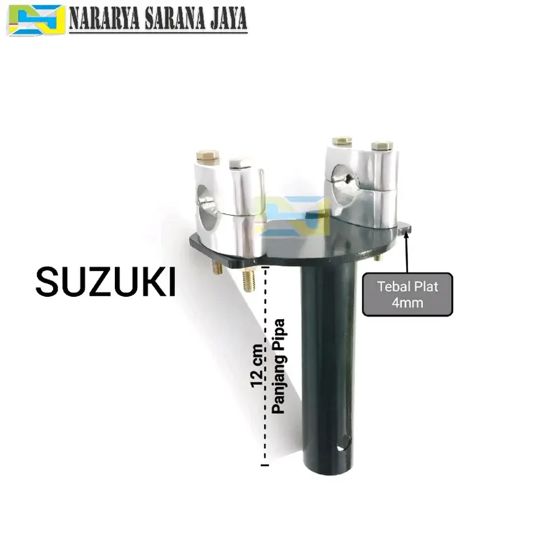 Peninggi Dudukan Adaptor Stang Motor Trondol Bebek Matic Model Batman Universal 6