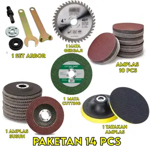 Adaptor Konverter Mesin Bor Ke Mesin Gerinda Set 14 Pcs Bisa Cod