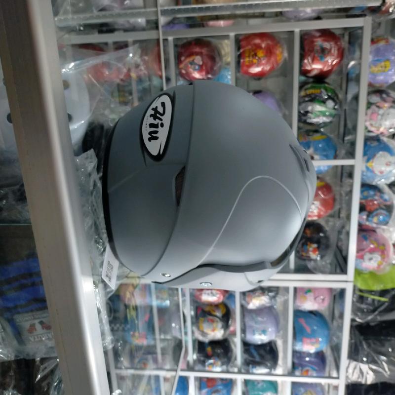 Helm HIU Nico R Solid Hitam Doff Original 5
