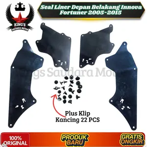 Seal Liner Fender Mobil Innova Fortuner Set 4pcs Depan Belakang 2005 - 2015 Original Plus Kanging nya 22pcs Car