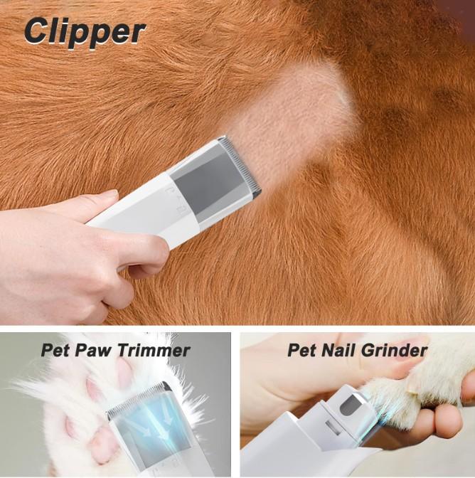 Product Introduction of Multifunctional Hair Combing Electric Vacuum Cleaner Suction Clipper Tool for Cats and Dogs 9