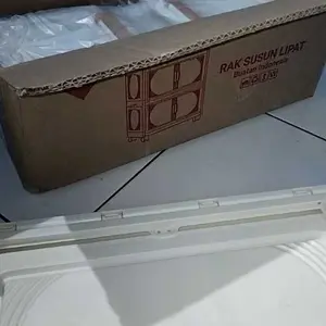SIV 50-95cm Lemari Plastik (3/4/5/6 Susun) Lemari Plastik Besar Lipat Penyimpanan Serbaguna Furniture