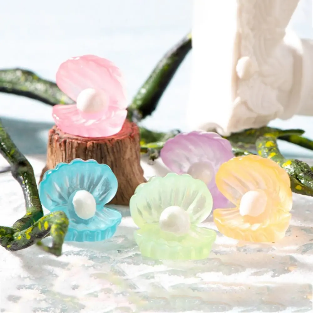 Sea Animals Ornaments Marine Animal Series Sea Fish Model Luminous Resin Marine Animals Miniature Colorful Shell Decoration Fish Tank