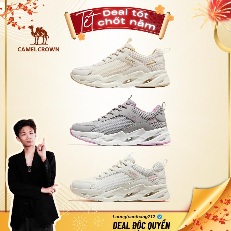 Giày Đi Bộ Đường Dài, CAMEL CROWN, Giày Thể Thao Leo Núi Du Mục, Chạy Bộ Đường Mòn Leo Núi, Săn Bắn, Thể Thao Chống Trượt Ngoài Trời F23M303007 F13M303020