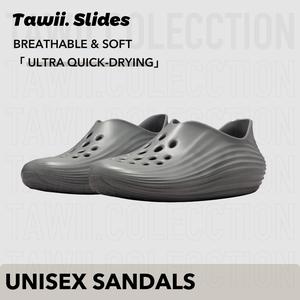 【Tawii.】Outdoor Sandals Beach Sandals for men slippers for women korean style EVA Clogs for men SOFT shoes