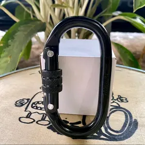 carabiner baja 25 kn murah berkualitas  bersertifikat steel carabiner for safety climbing Outdoor