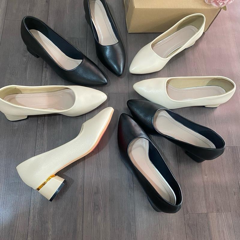 Giày cao gót 3p da mờ mũi nhọn bigsai 35-42