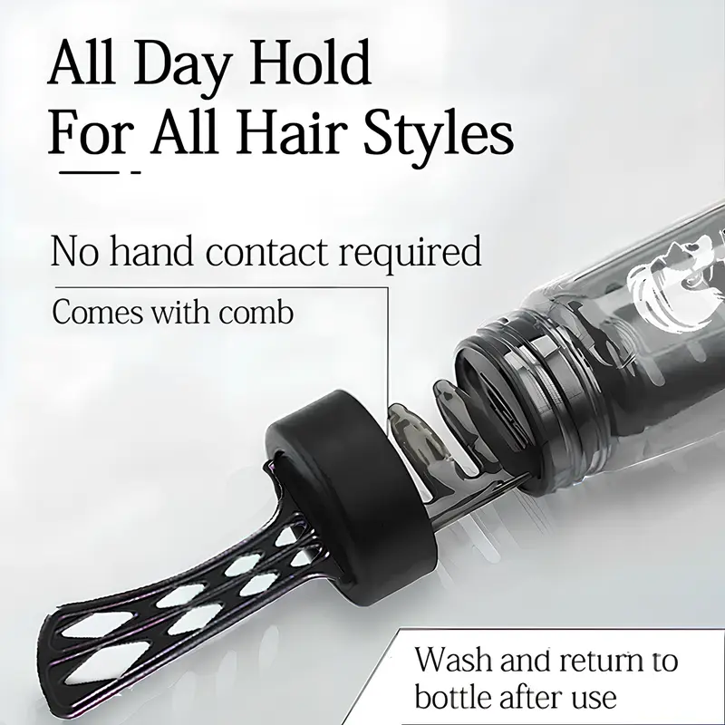 SJJ 2in1 Minyak Rambut Garansi Asli dengan Gel dan Wax untuk Pria Mousse Pomade Haircare & Styling Wangi Mens Sisir Strong Hold Sisir Mousse Pomade Meluruskan hair  wax 8