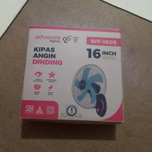 Advance WF1605 Kipas Dinding dengan Kecepatan Turbo bergaransi resmi Advance digitals Mesin