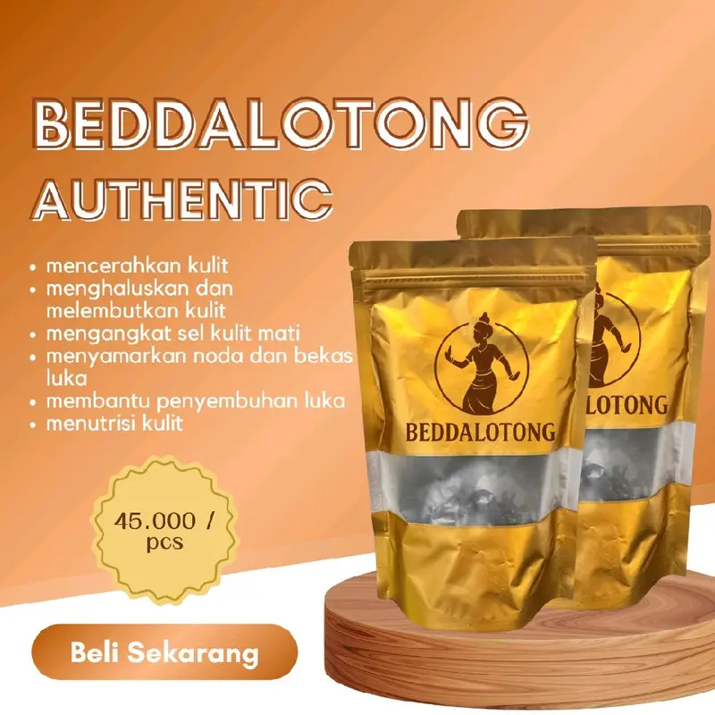 BEDDA LOTONG KHAS BUGIS MAKASSAR 500 GR & 1 KG-BEDDA LOTONG Scrub Ketiak Tubuh Lulur Mawar Kering 1
