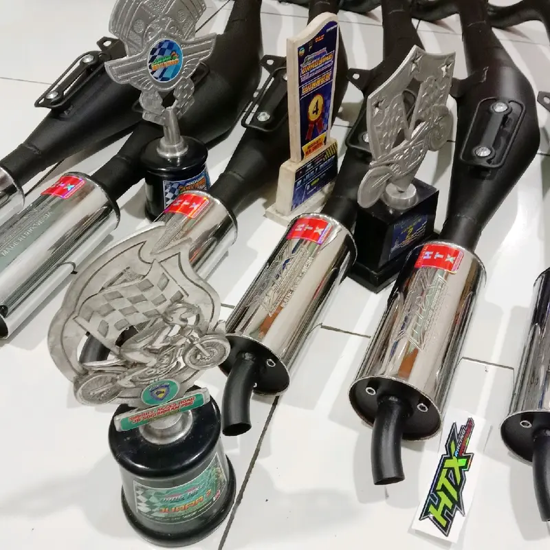 knalpot fizr htx standar racing model leher sirip prepet 6