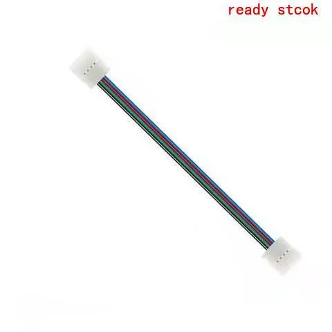 Penyambung RGB A + E 4-pin, kabel wayar lelaki untuk jalur led RGB, kabel led 4-pin untuk pengawal LED RGB, stok sedia S + 1