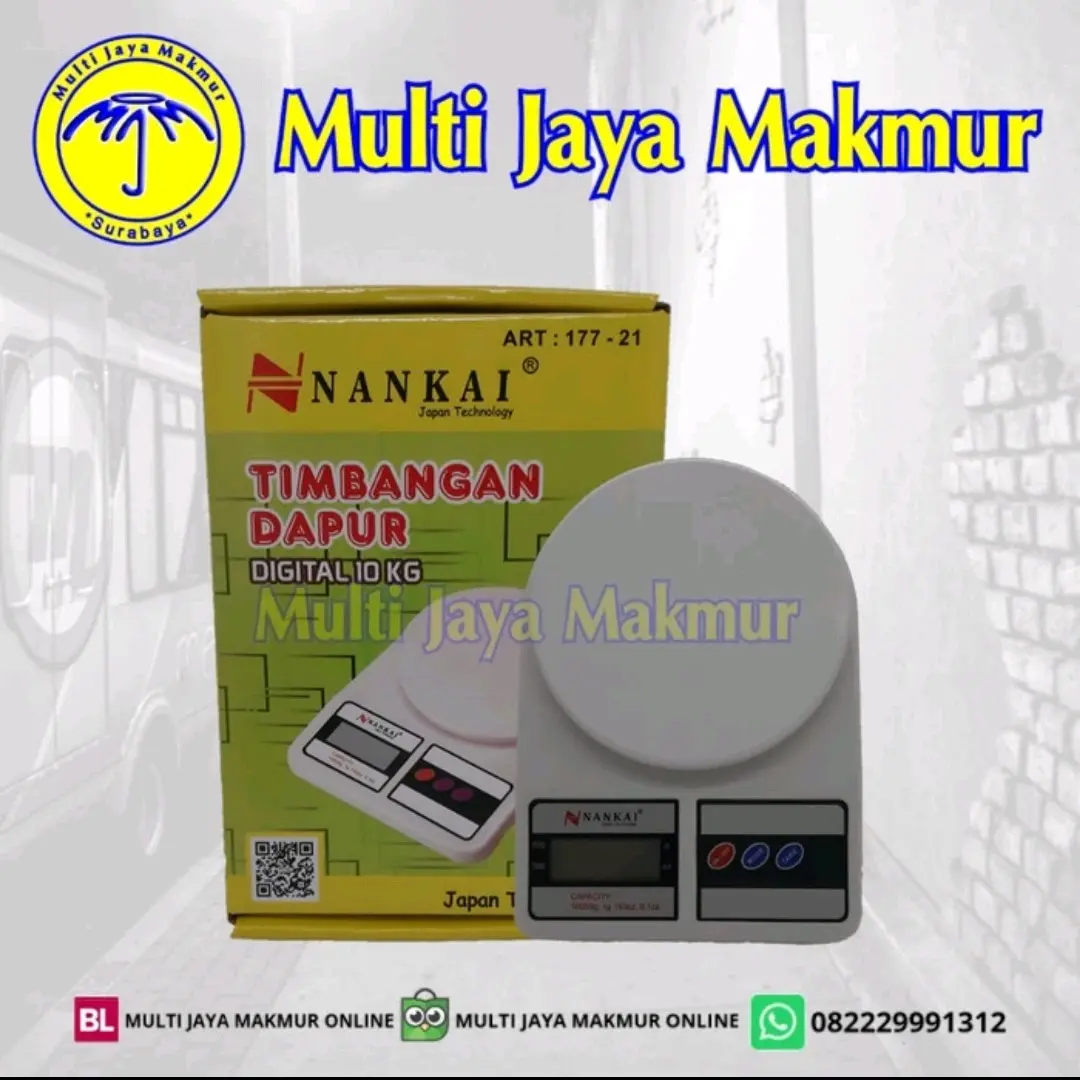 TIMBANGAN DAPUR DIGITAL 10KG/ 10KG SF 400 NANKAI
