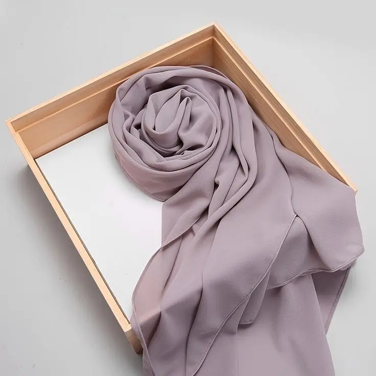 ByLinda.id Pasmhina Basic Malay Leora Chiffon Shawl Pashmina