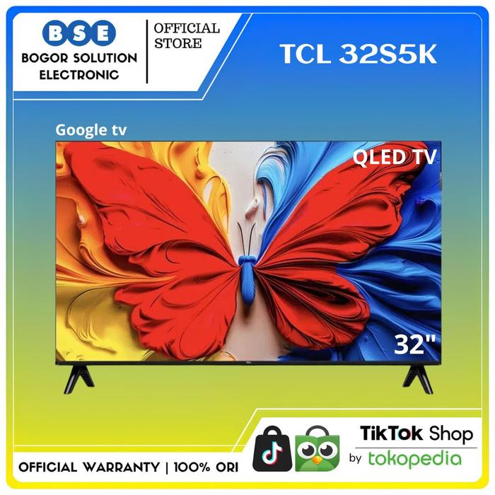 Gambar TCL 32S5K QLED TV 32 Inch TCL 32S5K Google tv LED tv 32 inch 32S5 FHD dari Bogor Solution Electronic Kota Bogor Tokopedia