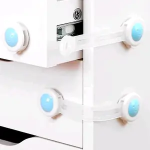 pengaman kulkas pintu perabotan pengait laci