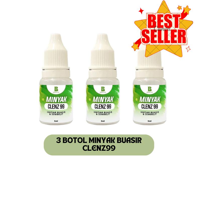 Minyak Clenz99 Herba Nusantara untuk Mengurangkan Buasir Sembelit ...