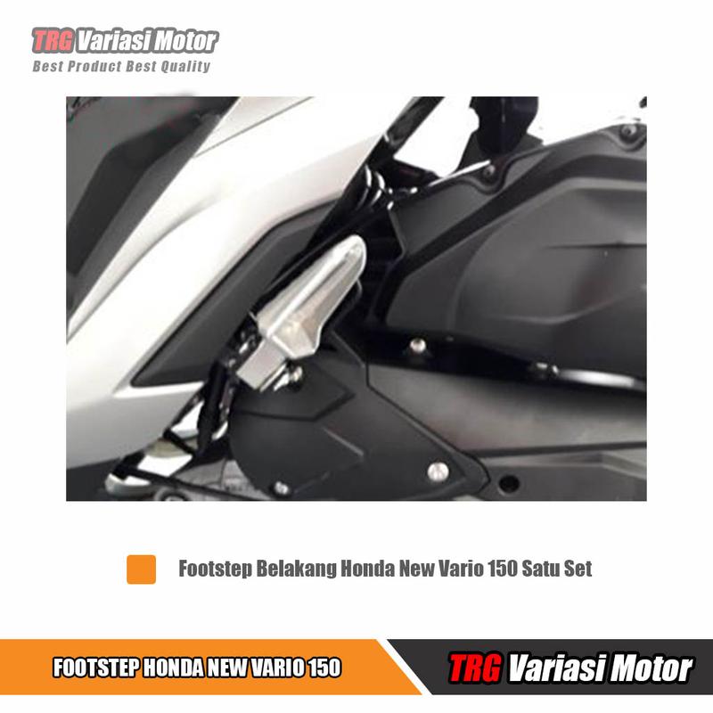 Footstep Vario 125 150 CNC Satu Set 4 Varian Warna Free Baut Motor 2