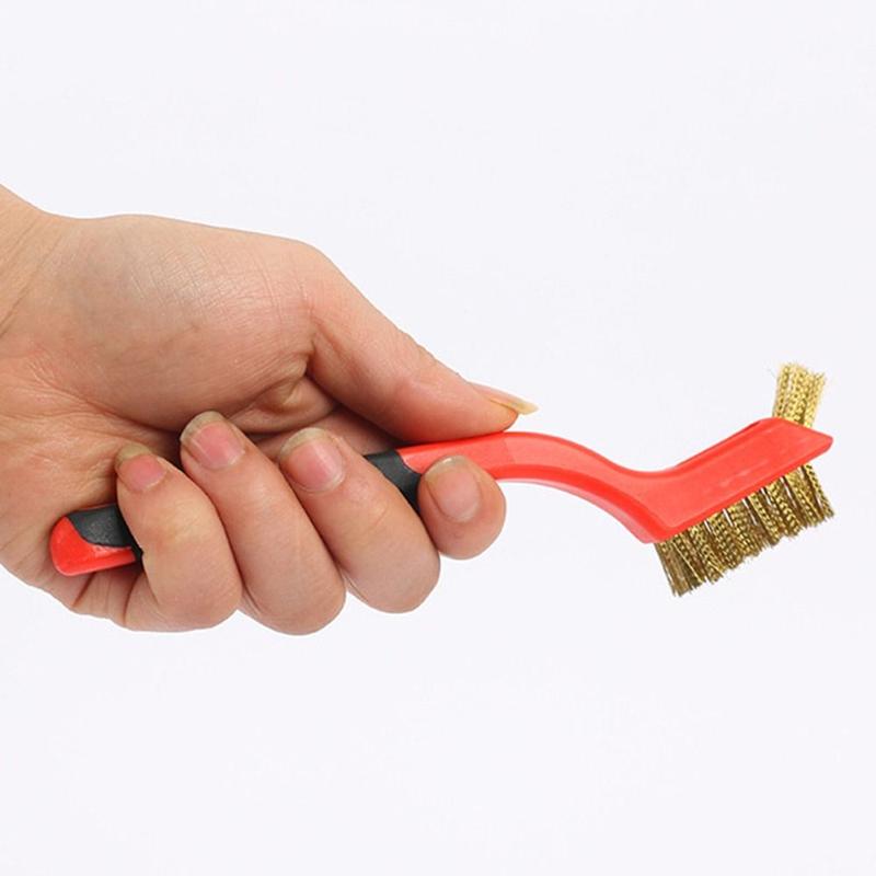 Product Introduction of 3pcs/set Multi-functional Outlet Vent Home Kitchen Wire Brush Cleaning Brushes Grill Clean Tool Rust Paint Remove Tool 15