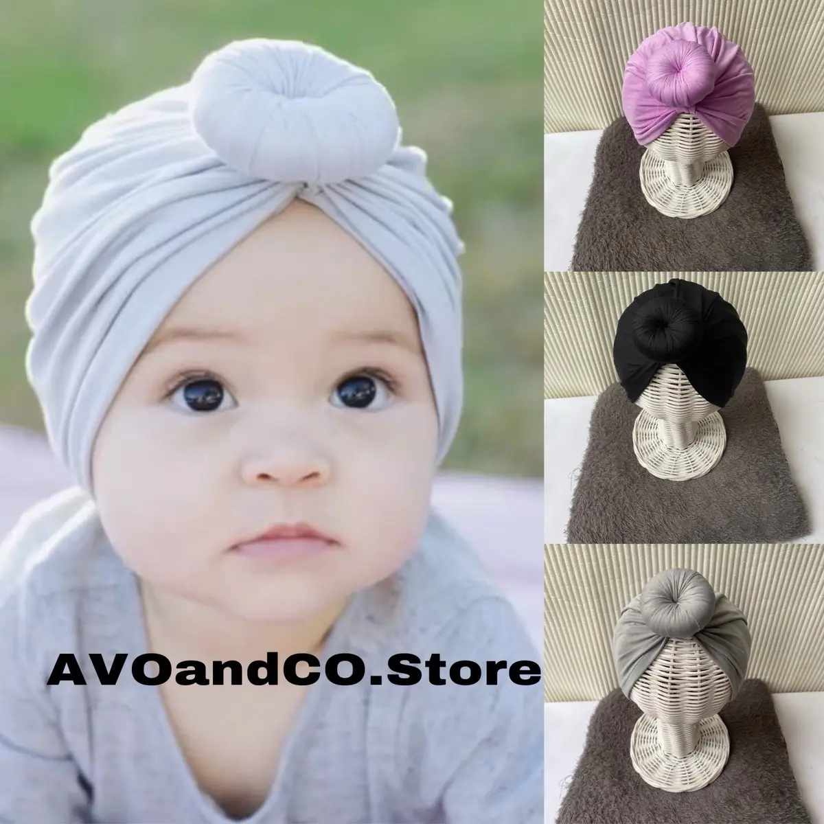 Turban Bayi Model Donat 0-2Tahun /Turban Bayi Terbaru