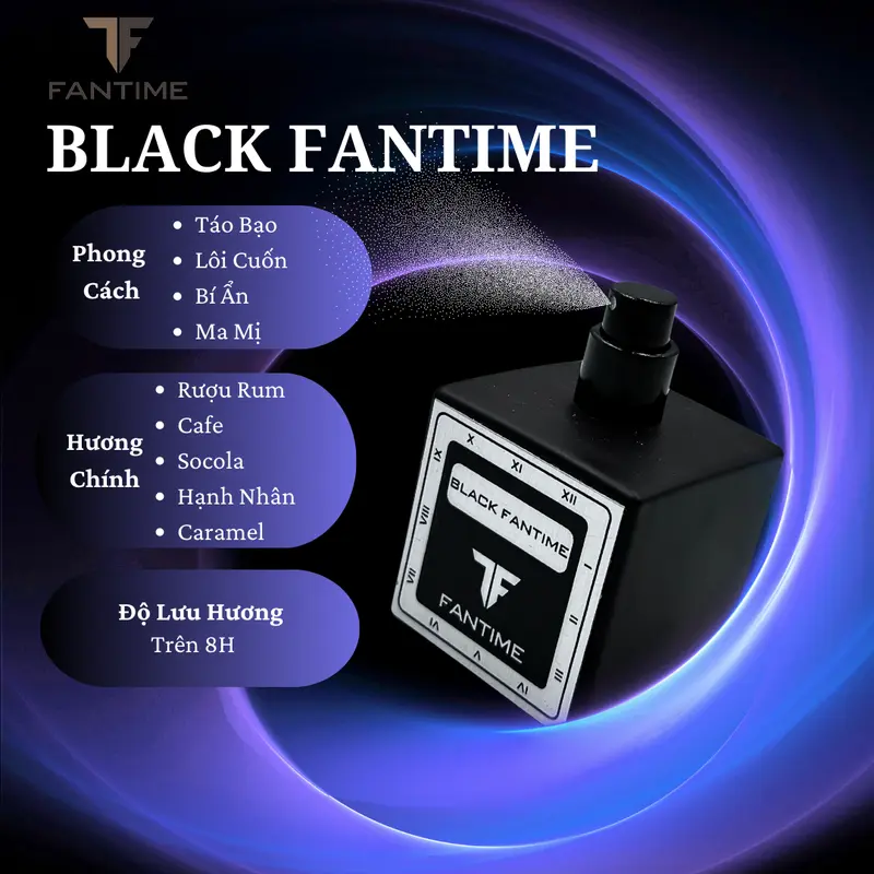 [MUA 1 GIẢM 200K - MUA 2 GIẢM 600K] Tinh Dầu Nước Hoa FANTIME 50ML - Lưu Hương Trên 8H -  Cosmetic Perfume Xịt Thơm 1