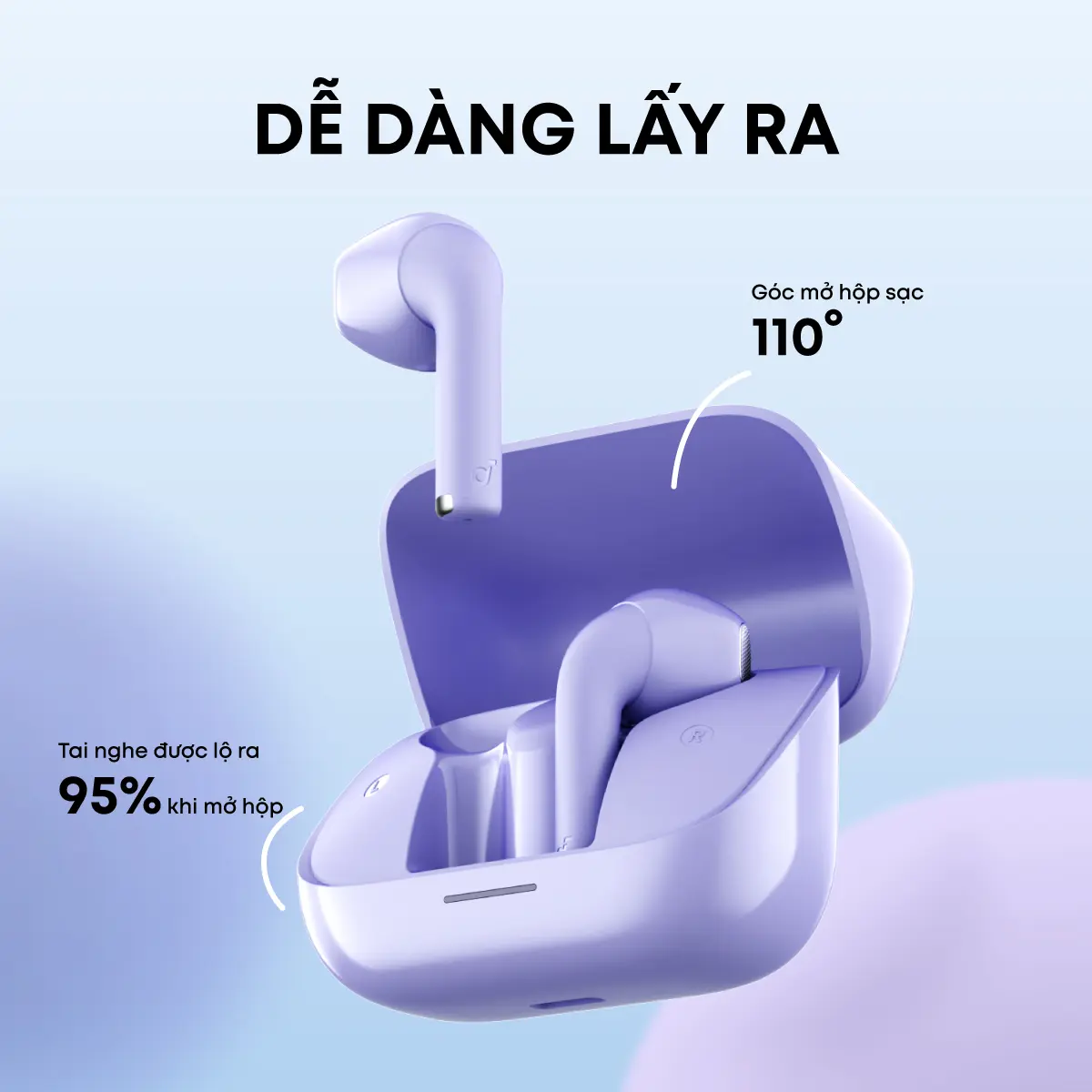 Tai nghe Bluetooth Semi In-Ear Soundcore K20i (A3994) Siêu gọn nhẹ Chống nước IPX5- Dịch thuật AI trên App- Tai nghe không dây- Tai nghe bluetooth pin trâu Bảo hành 18 tháng Hàng chính hãng | BigBuy360 - bigbuy360.vn