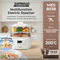 Gambar [FREE GIFT] Sanwoo Multifunction Electric Steamer MES-8038 / Kukusan Stainless Serbaguna dari Sanwoo Electronics Kota Administrasi Jakarta Utara 1 Tokopedia