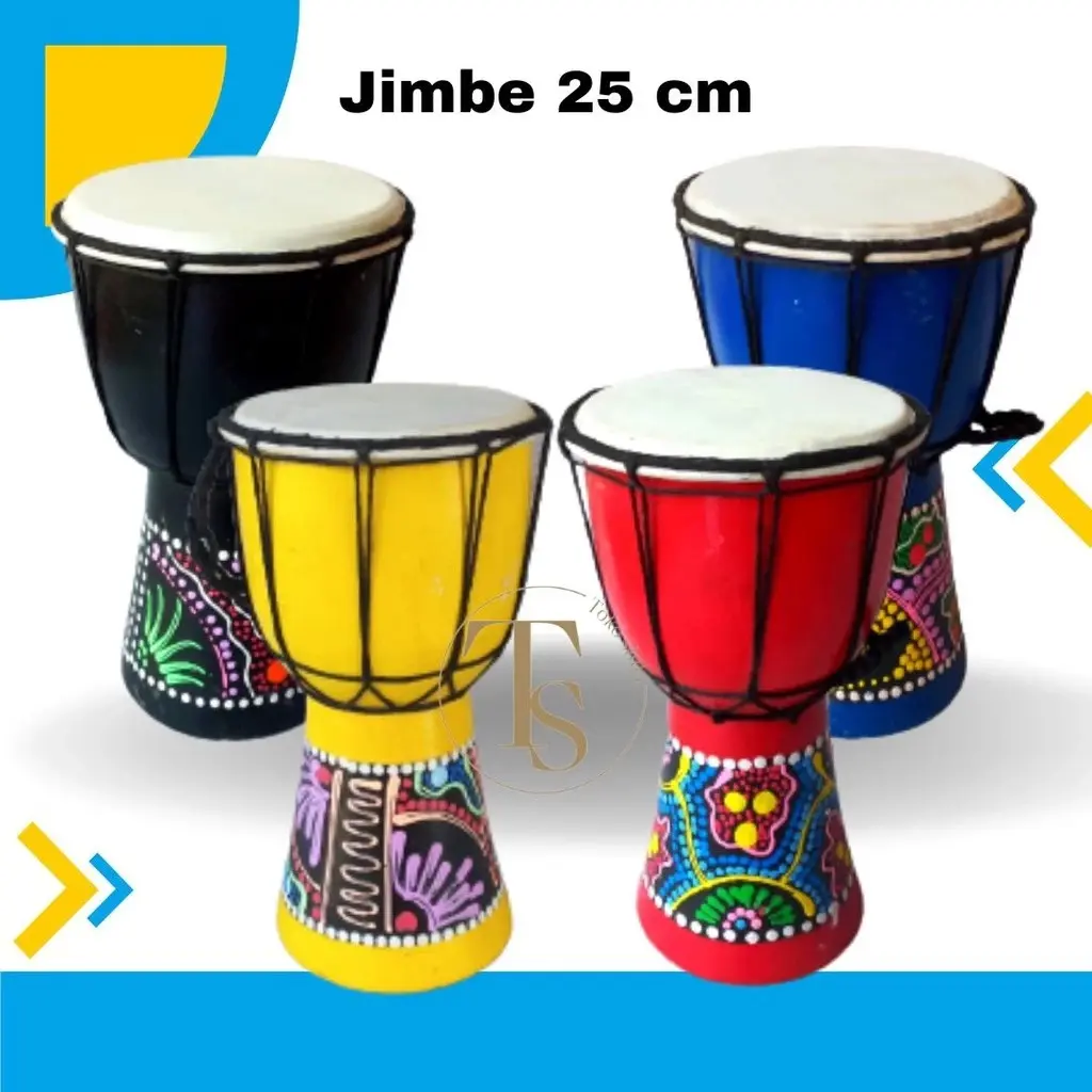 gendang anak murah ukuran 25 cm jimbe alat musik jimbe alat music gendang anak murah jimbe murah Kayu Toys