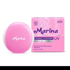 Marina Compact Powder UV - Bedak Kompak dengan Perlindungan UV A & UV B dan Vitamin E - Teruji Klinis