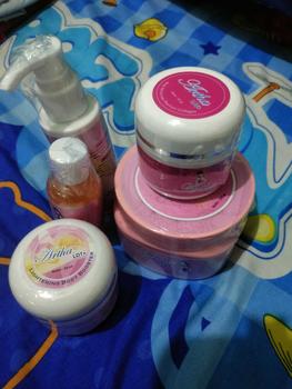 Product Review of [ARTHA LDT] PAKET EXTRA WHITE EVERY NIGHT (body booster malam 1 + body lotion malam 1 ) FREE POUCH  Tubuh [Pencerah Hand] from w**6 0