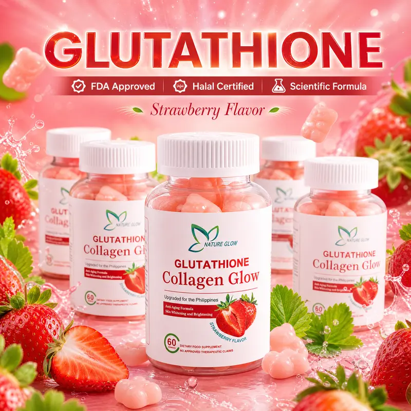 FDA APPROVED】Nature Glow 60PC APPLE CIDER Vinegar Gummies