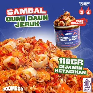 Sambal Cumi Daun Jeruk  Level 4 110gr - BOOMBOO