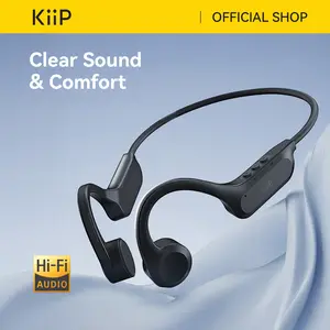 KiiP DTS10 Wireless Headphone Bone Conduction Bluetooth Earphone Bass Telepon Headset