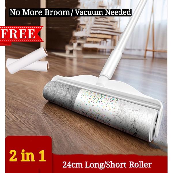 Dust Sticky Rods Floor Sticky roller dust removal Sticky Lint Roller 24cm Dus - TikTok ...