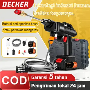 DECKER Alat Cuci Motor Mobil Mesin Cuci Mobil Ac Mobil Jet Cleaner Screen Mesin Aksesoris mesin cuci mobil gratis