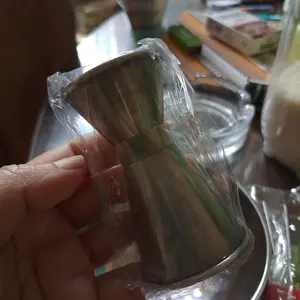 SUBRON Jigger Measure Cup Gelas Ukur Stainless Steel Takar 15/30ml 20/30ml 30/40ml Sirup Wine Alat