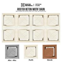 Gambar Roster Indonesia - Roster Beton Daun Roster Beton Minimalis Lubang Angin Ukuran 20 x 20 - Daun Abu - Abu, 1 Pcs dari Roster Indonesia Kab. Bekasi 1 Tokopedia