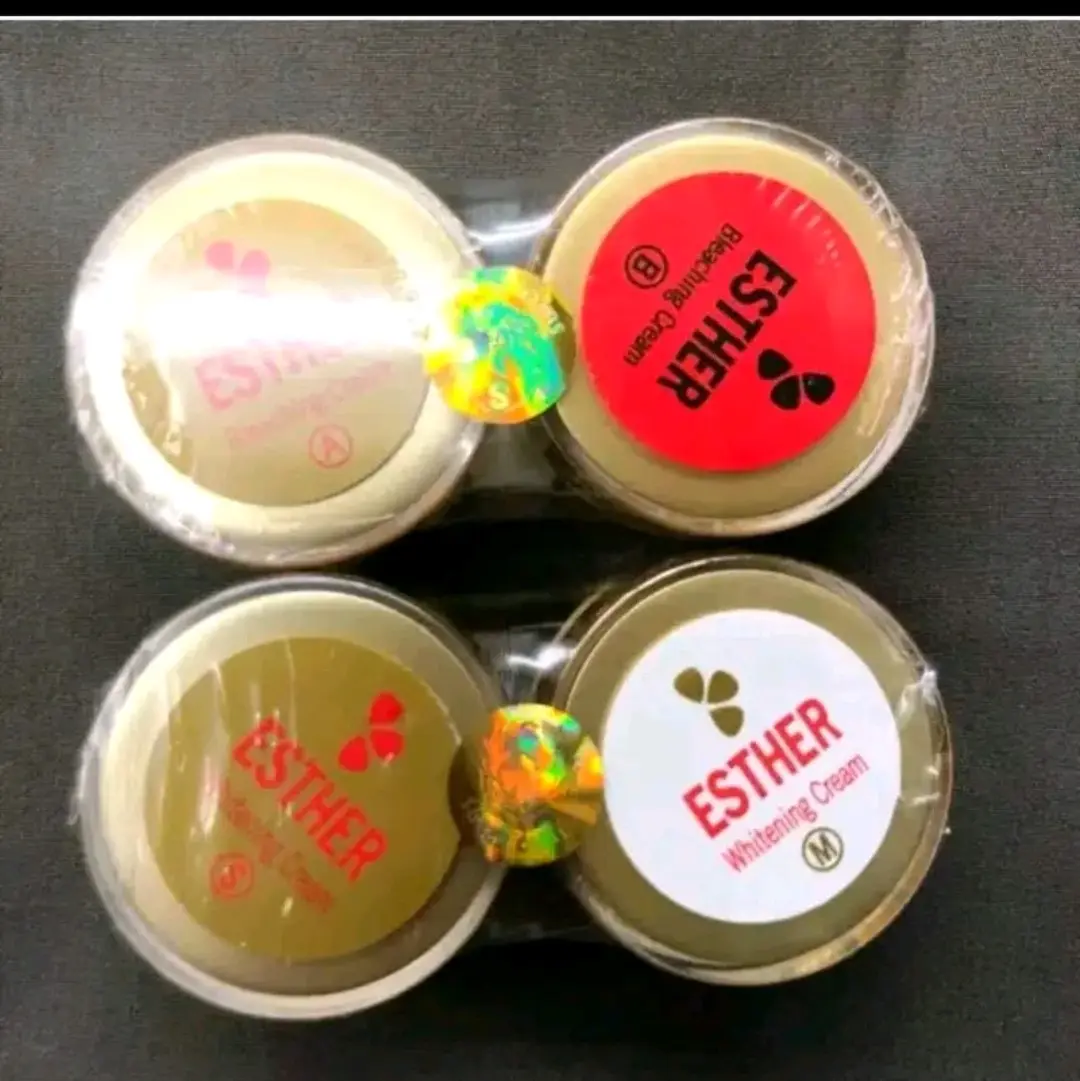 CREAM ESTHER GOLD SET - AB DAN SM - WHITENING & BLEACHING - KRIM ESTER HOLO