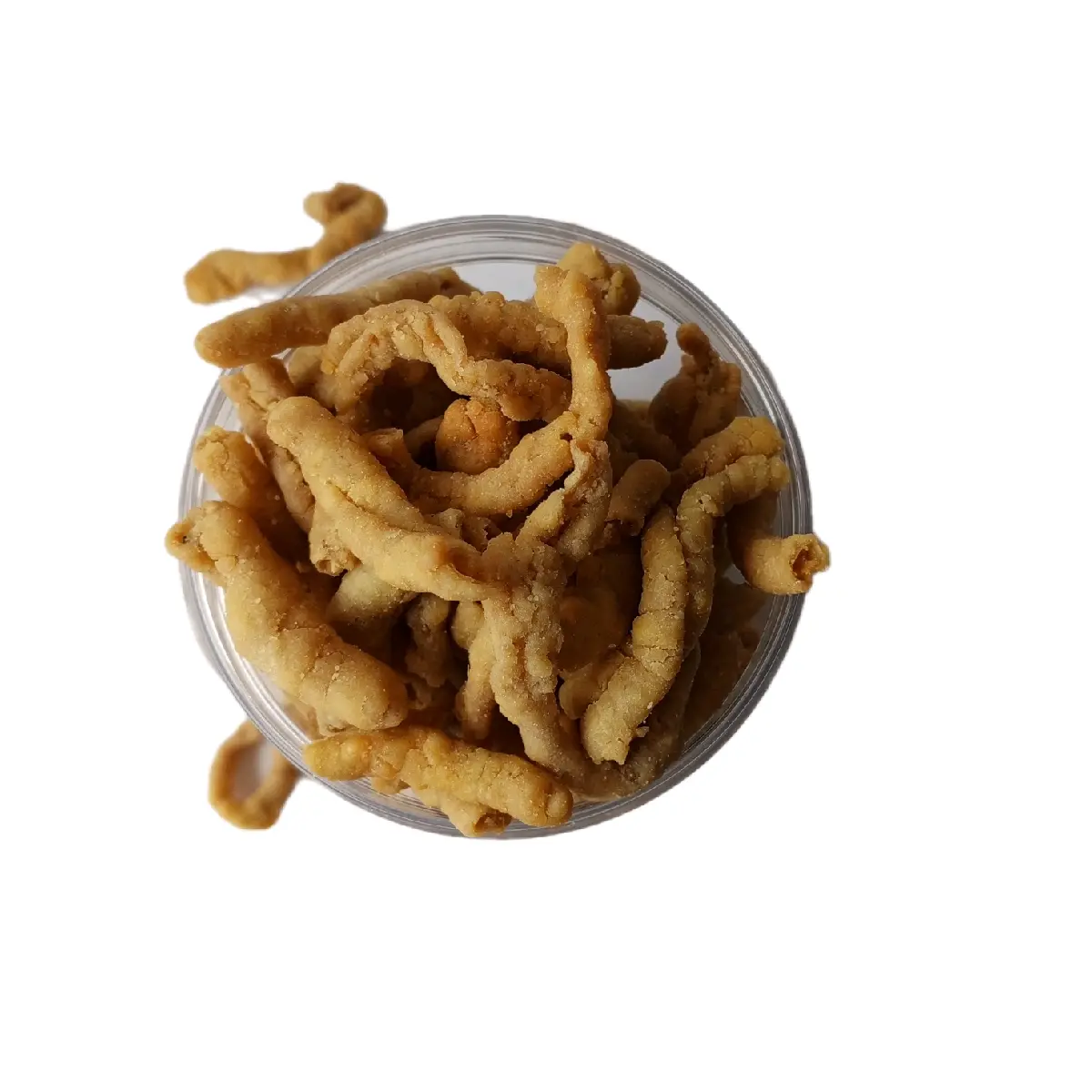 SNS - 1 kg Keripik Usus Original Homemade Gurih Renyah Nikat Snack Makanan Crispy Kripik
