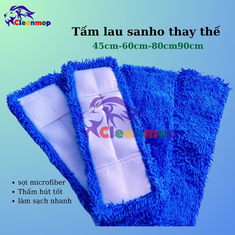 Combo 5 tấm lau nhà 45-60-90cm, miếng lau nhà thay thế cho cây lau nhà inox , cây lau công nghiệp, bông lau thay thế thông minh, làm sạch nhanh, chất thấm nước Lau Sàn vat  dung gia dinh