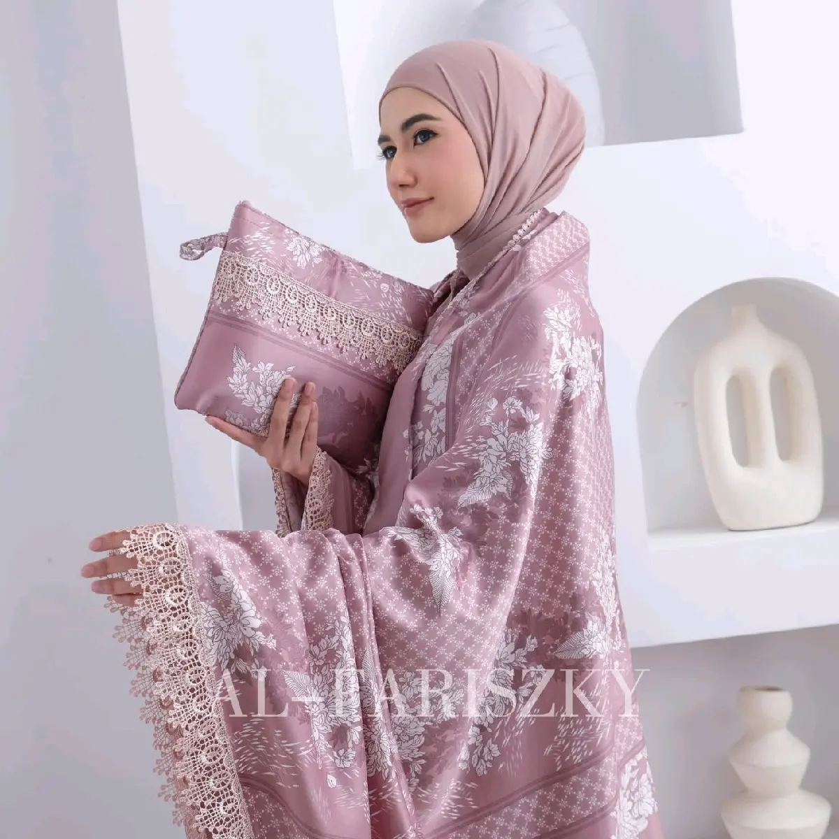 Mukena Dewasa Maxmara Silk Premium 2in1 New Series | Renda Mewah Cantik Nyaman