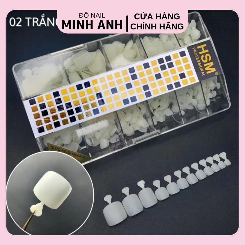  Móng úp chân HSM chuẩn fom đủ size làm nail móng giả 