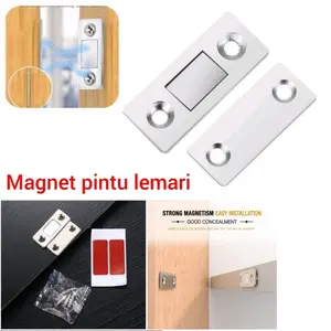 [FLASH SALE] 2pcs Magnet pintu lemari laci Catches Magnet / Magnetic Door Closer Stopper / Penutup pintu lemari magnet