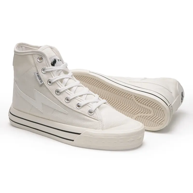 Sepatu Twizey ambigu white Hi sepatu brand lokal keren pria wanita Casual  original Canvas Karet Sneakers Kasual Shoes Putih Hitam Black Kerja 1