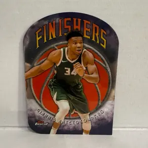 Giannis Antetokounmpo finishers die cut topps finest 2025