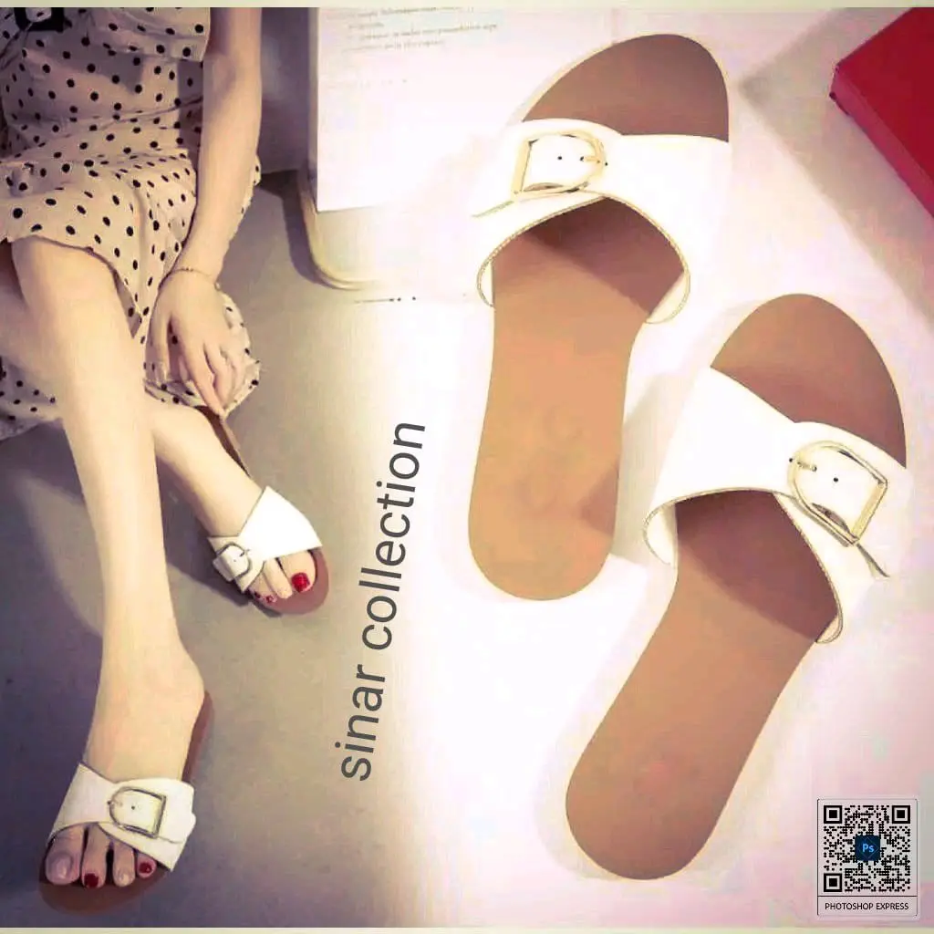 Sendal Wanita Model Gesper G1 - Sandal Cewek