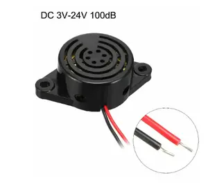 Buzzer SFM-27 SHD4216 DC 3-24V 12V Alarm Desibel Tinggi Bel Elektronik Alarm Bip Intermiten Bip Terus Menerus untuk Arduino Mobil Sepeda Listrik Motor Listrik