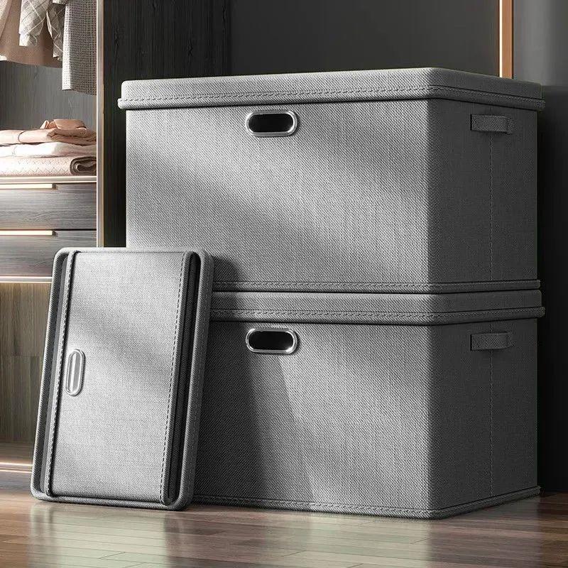 Asrama Rumah Storage box dan tutup berkapasitas besar  Container box Asrama Dapat Dilipat  Organizer box Luar Ruangan  Kotak Penyimpanan Linen Mainan Kotak Buku Multifungsi Kontainer box serbaserbi kotak  penyimpanan 0