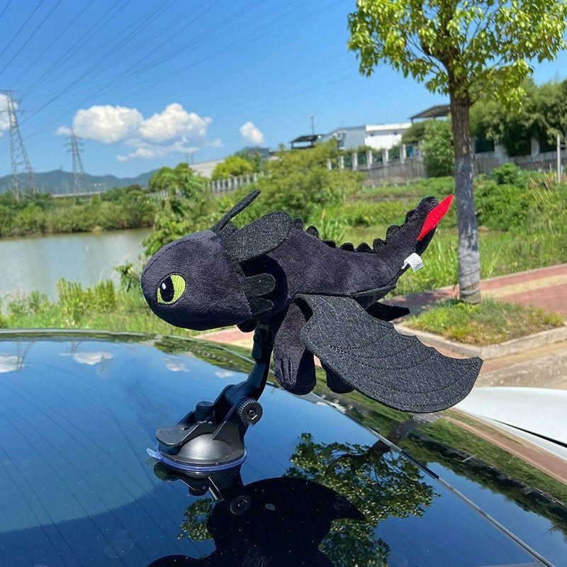 Dragon Trainer Night Evil Toothless Car Decoration Roof Toy Doll ...