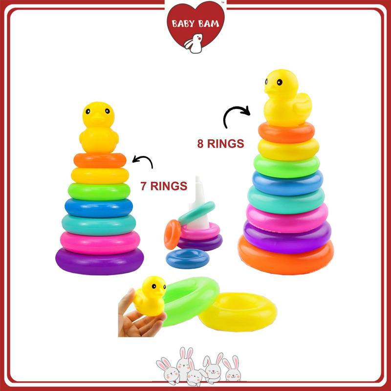 BABY BAM Baby Toy Duck Stacking Ring Toy Kids Stack Ring Pla - TikTok ...